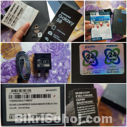 Samsung Galaxy S8 Full Box  New